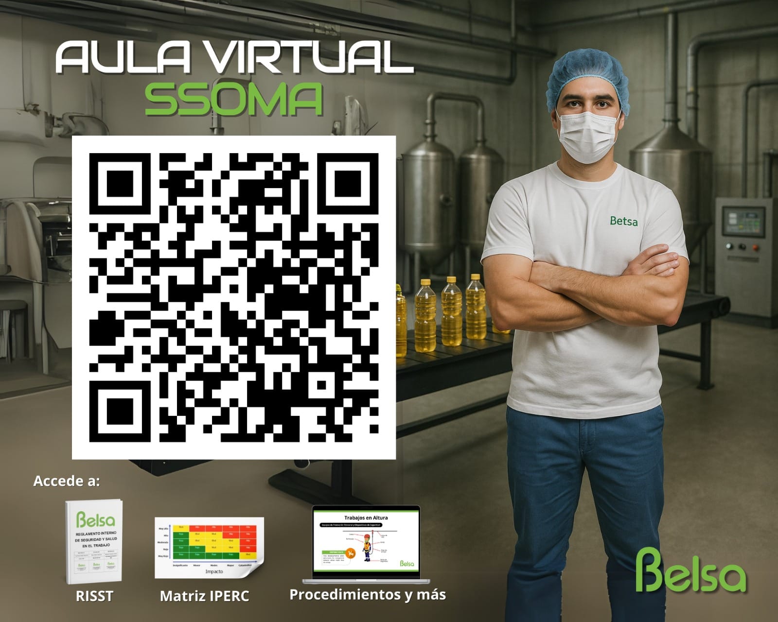 Aula virtual SSOMA y materiales digitales desarrollados para Belsa